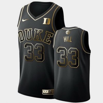 Duke Blue Devils Grant Hill Black 2019 Golden Edition Men'S Jersey