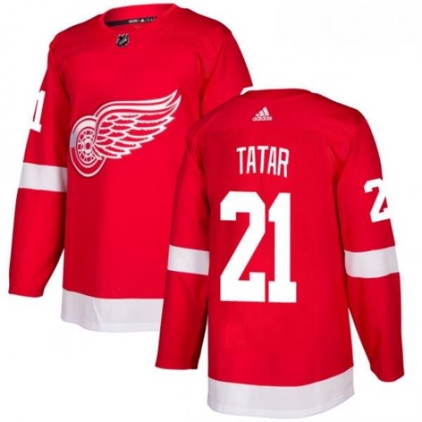 Youth Adidas Detroit Red Wings 21 Tomas Tatar Premier Red Home NHL Jersey