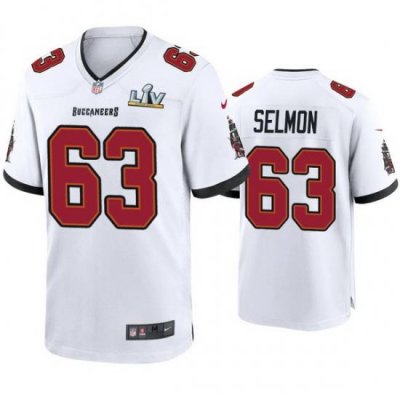 Men Lee Roy Selmon Buccaneers White Super Bowl Lv Game Jersey