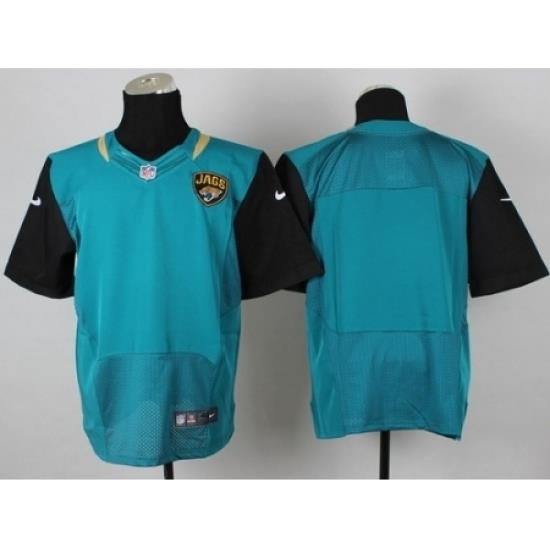 Nike Jacksonville Jaguars Blank Green Elite NFL Jersey