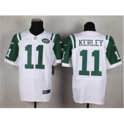 Nike new york jets 11 Jeremy Kerley white Elite NFL Jersey