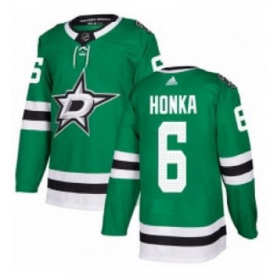 Youth Adidas Dallas Stars 6 Julius Honka Premier Green Home NHL Jersey