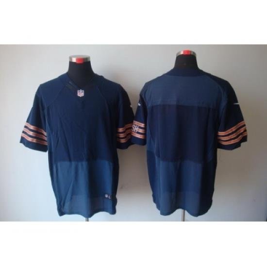 Nike Chicago Bears Blank Blue Elite NFL Jersey