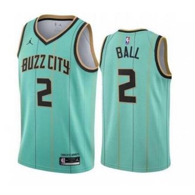 Hornets 2 Ball Men NBA City Edition Jersey