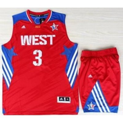 2013 All-Star Western Conference Los Angeles Clippers #3 Chris Paul Red Revolution 30 Swingman NBA Suits