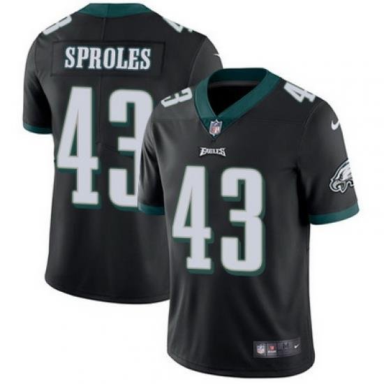 Nike Eagles #43 Darren Sproles Black Alternate Youth Stitched NFL Vapor Untouchable Limited Jersey