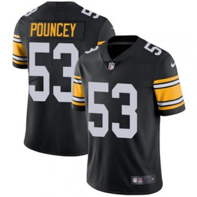 Nike Steelers #53 Maurkice Pouncey Black Alternate Youth Stitched NFL Vapor Untouchable Limited Jersey