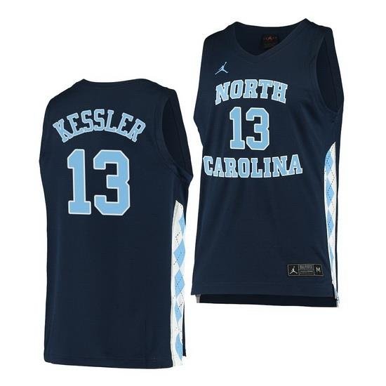 North Carolina Tar Heels Walker Kessler Navy Alternate Men Jersey