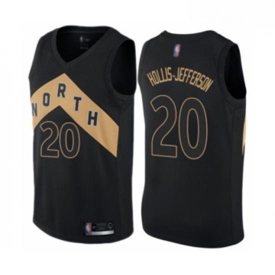 Youth Toronto Raptors 20 Rondae Hollis Jefferson Swingman Black Basketball Jersey City Edition