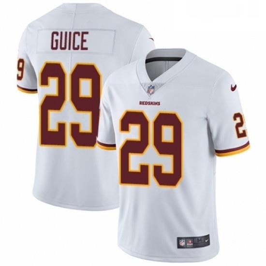 Youth Nike Washington Redskins 29 Derrius Guice White Vapor Untouchable Limited Player NFL Jersey