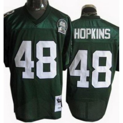 Philadelphia Eagles 48 Wes Hopkins ThroWback Jerseys green