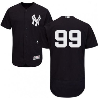 Mens Majestic NeW York Yankees 99 Aaron Judge Navy Blue Flexbase Authentic Collection MLB Jersey