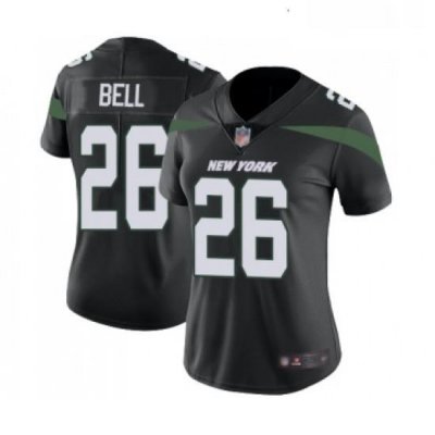 Womens NeW York Jets 26 Le Veon Bell Black Alternate Vapor Untouchable Limited Player Football Jersey