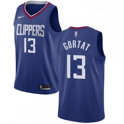 Youth Nike Los Angeles Clippers 13 Marcin Gortat Swingman Blue NBA Jersey Icon Edition