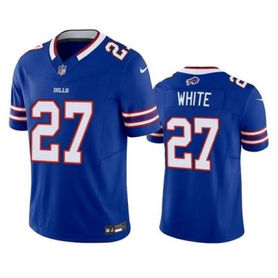 Men Buffalo Bills 27 Tre 27Davious White Blue 2023 F U S E  Vapor Untouchable Limited Stitched Jersey