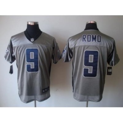 Nike Dallas CoWboys 9 Tony Romo Grey ShadoW NFL Jersey