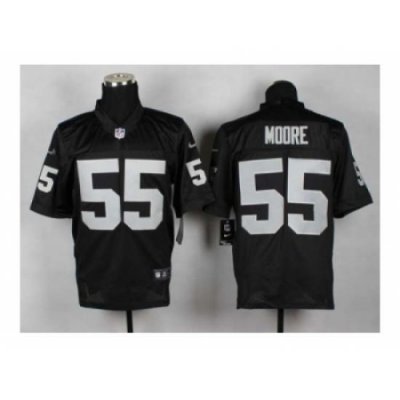 Nike Oakland Raiders 55 Sio Moore black Elite NFL Jersey