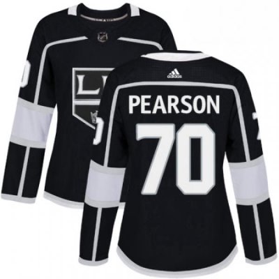 Womens Adidas Los Angeles Kings 70 Tanner Pearson Authentic Black Home NHL Jersey