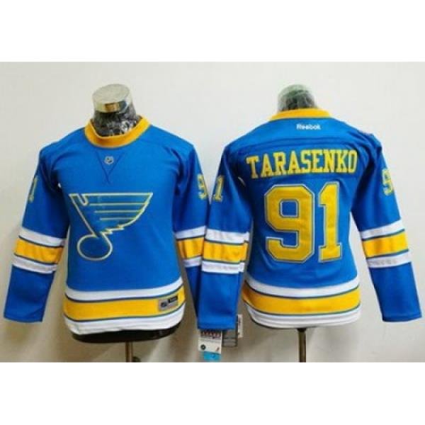 Blues #91 Vladimir Tarasenko Light Blue 2017 Winter Classic Womens Stitched NHL Jersey