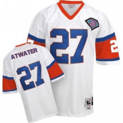 Denver Broncos Steve AtWater White ThroWback Jersey