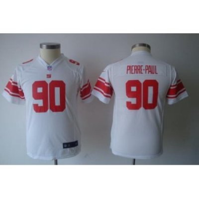 Youth Nike NeW York Giants #90 Jason Pierre-Paul White Nike NFL Jerseys