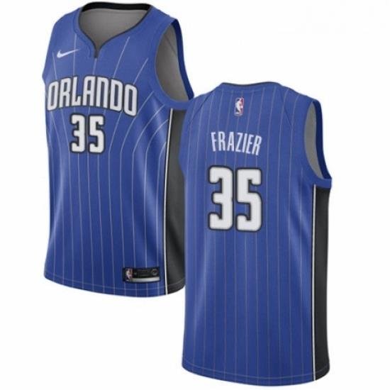 Womens Nike Orlando Magic 35 Melvin Frazier Swingman Royal Blue NBA Jersey Icon Edition