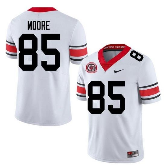 2020 Men #85 Cameron Moore Georgia Bulldogs 1980 National Champions 40th Anniversary College Footbal