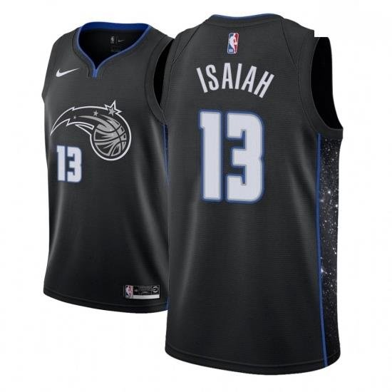 Men NBA 2018 19 Orlando Magic 13 Isaiah Briscoe City Edition Black Jersey