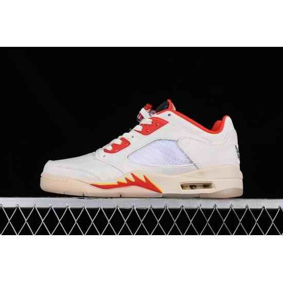 AIR JORDAN 5 LOW CHINESE NEW YEAR RED WHITE YELLOW DD2240 100