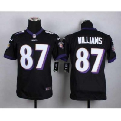 nike youth nfl jerseys baltimore ravens 87 williams black[nike]