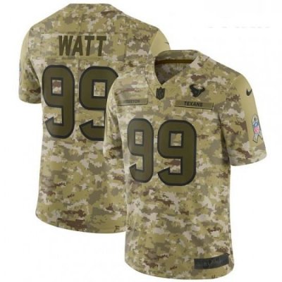 Youth Nike Houston Texans 99 JJ Watt Limited Camo 2018 Salute to Service NFL Jersey