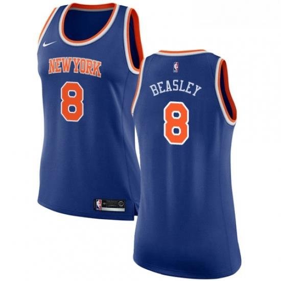 Womens Nike New York Knicks 8 Michael Beasley Swingman Royal Blue NBA Jersey Icon Edition