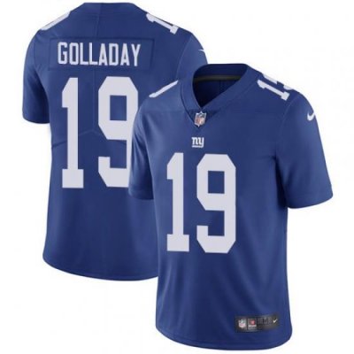 Nike New York Giants 19 Kenny Golladay Royal Blue Team Color Men Stitched NFL Vapor Untouchable Limited Jersey