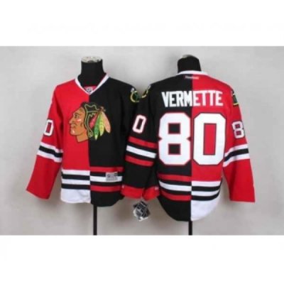 nhl jerseys chicago blackhawks #80 vermette black-red[split]