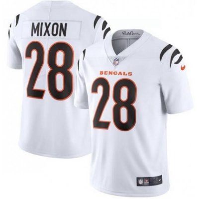 Youth Nike Cincinnati Bengals 28 Joe Mixon White Vapor Limited Jersey