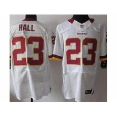 Nike Washington Redskins 23 DeAngelo Hall white Elite NFL Jersey