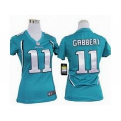 Nike Women NFL Jacksonville Jaguars #11 Blaine Gabbert Green Jerseys