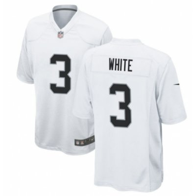 Men Las Vegas Raiders White #3 white F U S E Limited NFL Jersey