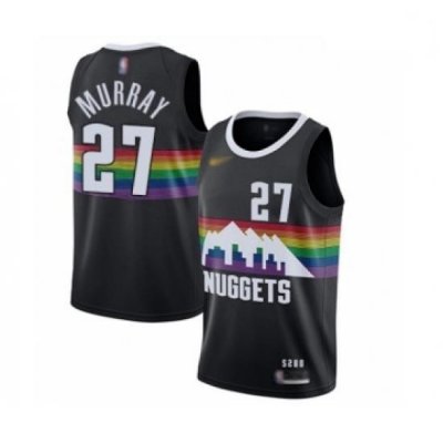 Nuggets 27 Jamal Murray Black 2019 20 City Edition Nike Swingman Jersey