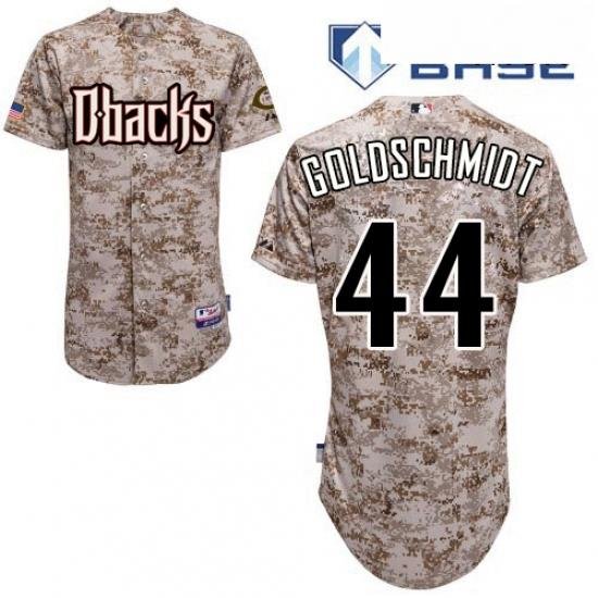 Mens Majestic Arizona Diamondbacks 44 Paul Goldschmidt Replica Camo Cool Base MLB Jersey