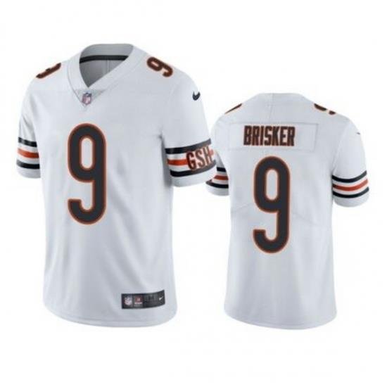 Men's Chicago Bears #9 Jaquan Brisker White Vapor untouchable Limited Stitched Jersey