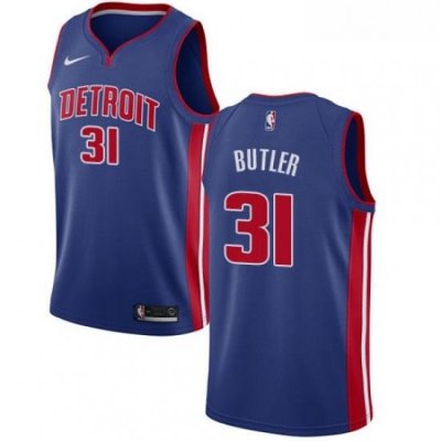 Youth Nike Detroit Pistons 31 Caron Butler Swingman Royal Blue Road NBA Jersey Icon Edition