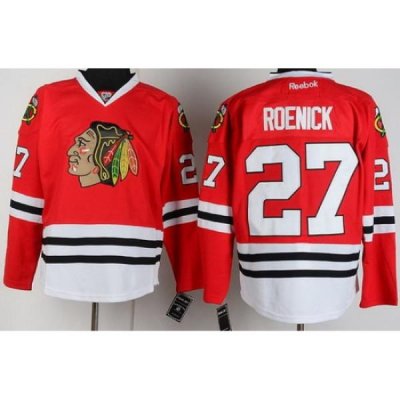 Chicago Blackhawks 27 Jeremy Roenick Red NHL Jerseys