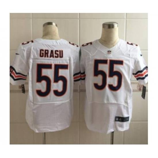 nike nfl jerseys chicago bears 55 grasu white[Elite][grasu]