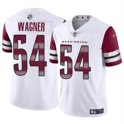 Youth Washington Commanders 54 Bobby Wagner White Vapor Limited Stitched Football Jersey