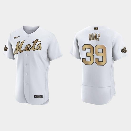 Men EdWin Diaz NeW York Mets 2022 Mlb All Star Game Authentic White Jersey