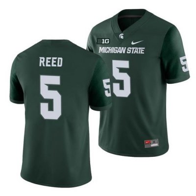 Michigan State Spartans Jayden Reed Green College Football Michigan State Spartans Jersey