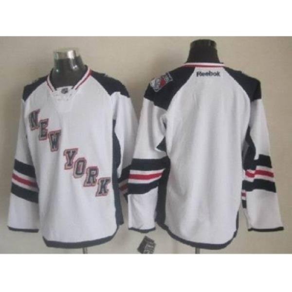 New York Rangers Blank White 2014 Stadium Series Jersey