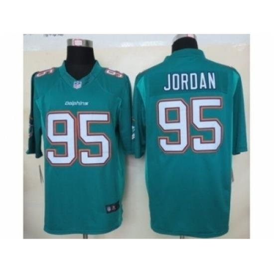 Nike Miami Dolphins 95 Dion Jordan green Limited NFL Jersey