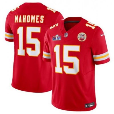 Youth Kansas City Chiefs 15 Patrick Mahomes Red 2023 F U S E  Vapor Untouchable Limited Stitched 2024 Super Bowl LVIII Jersey